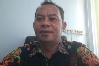 Foto : Kepala Bidang Peternakan dan Kesehatan Hewan Disbunnak Kabupaten Sanggau, Ambius Anton